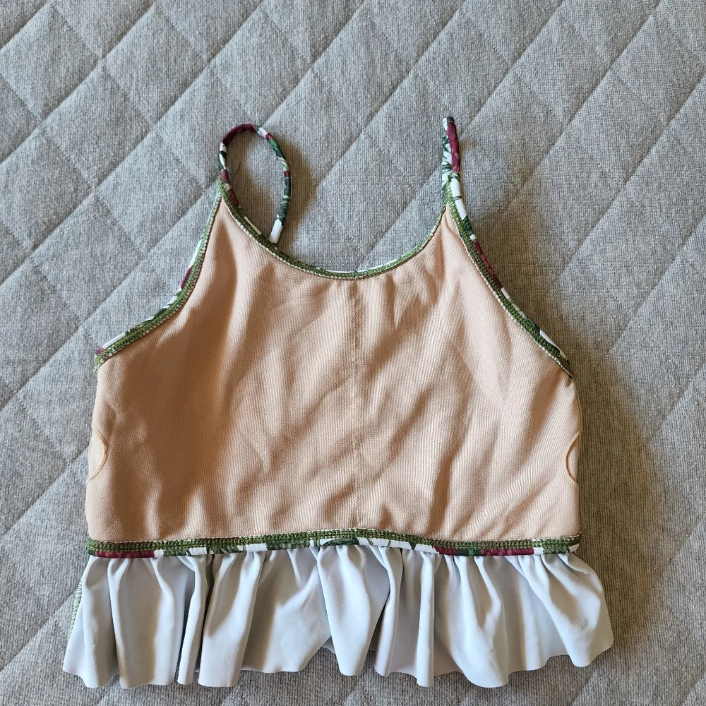 Kortni Jeane Girls Raspberry Peplum Top 10/11‎